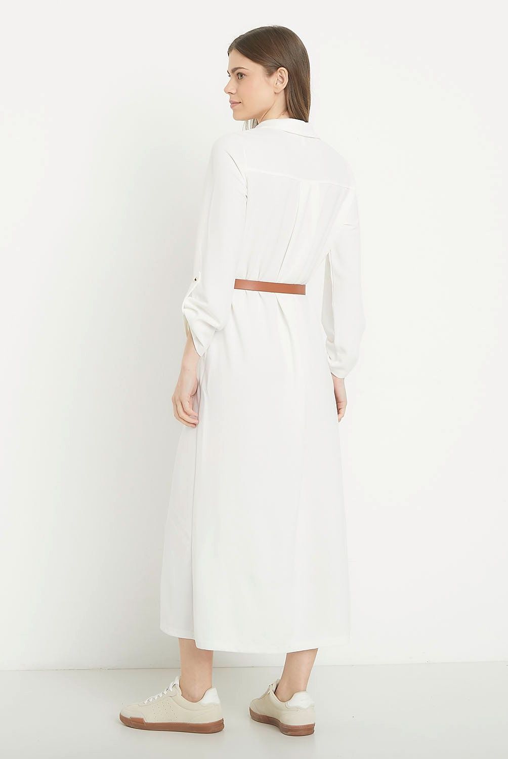 VERO MODA - Vestido Largo Manga Corta Mujer Vero Moda