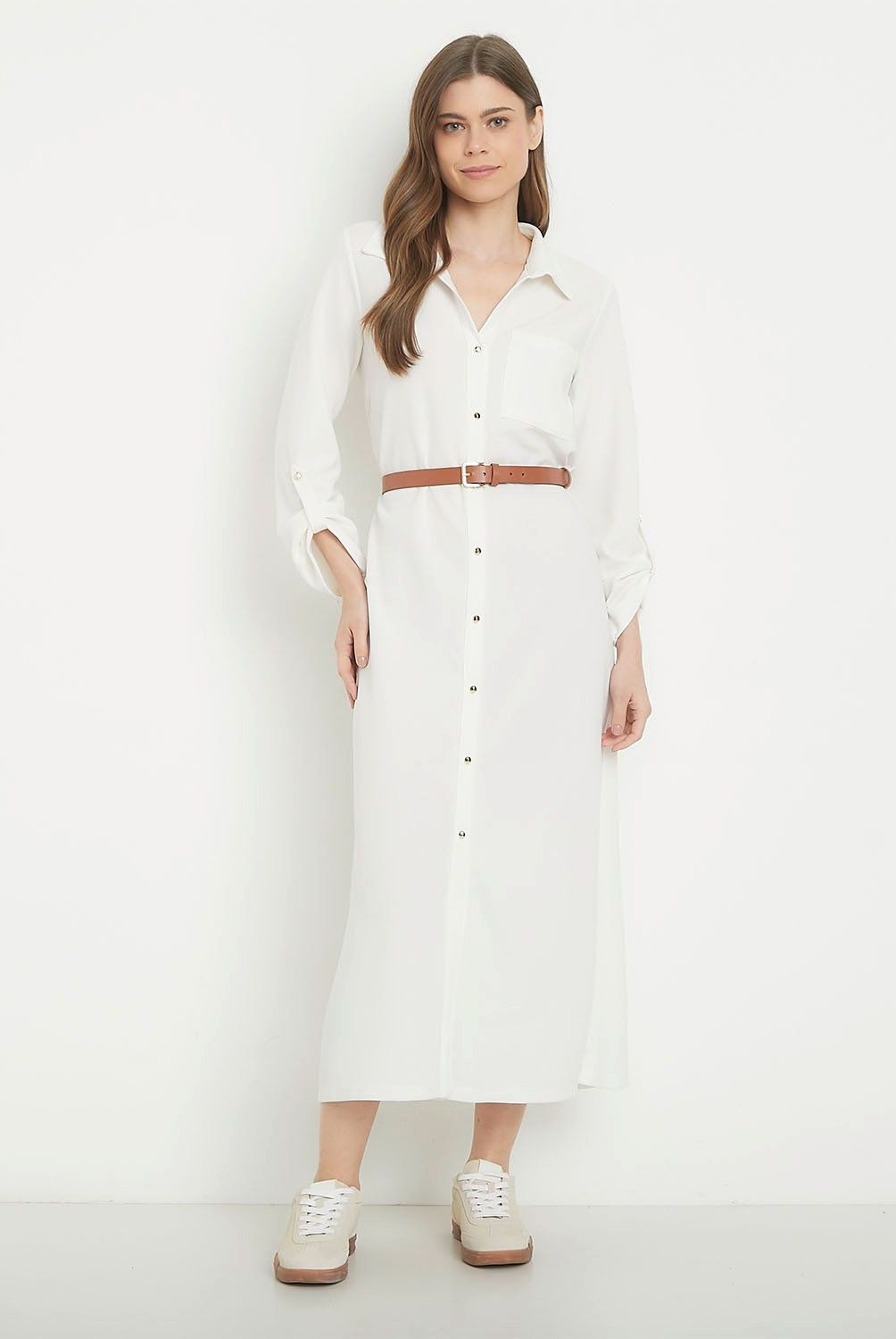 VERO MODA - Vestido Largo Manga Corta Mujer Vero Moda