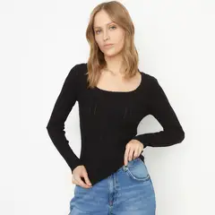 VERO MODA - Polera Manga Larga Mujer