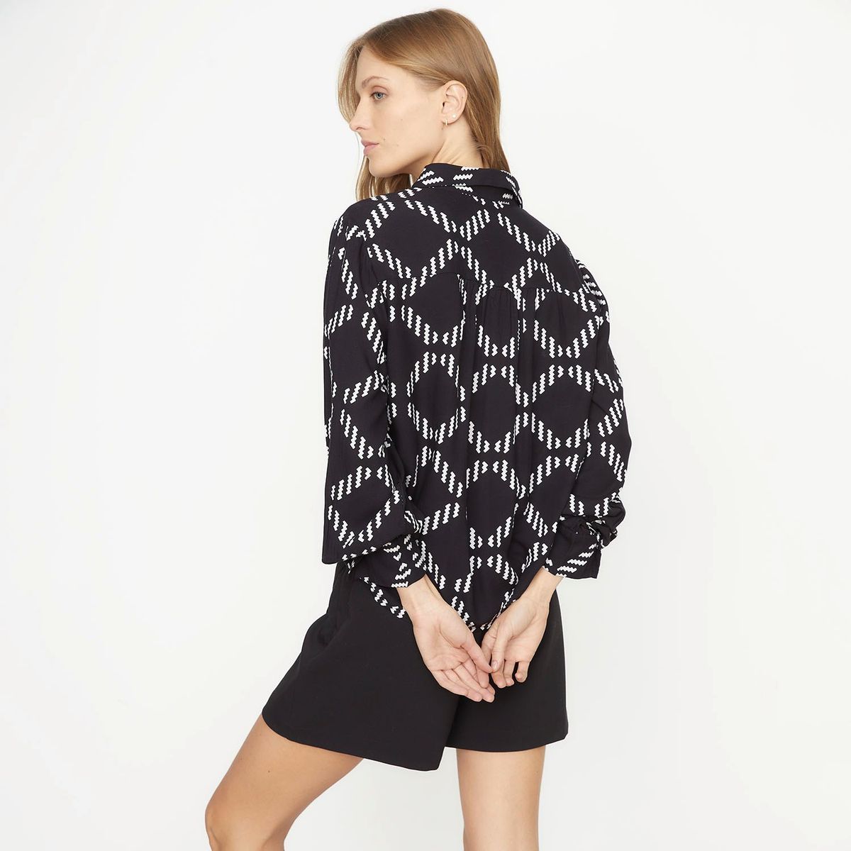 VERO MODA - Blusa Estampada Manga Larga  Mujer Vero Moda