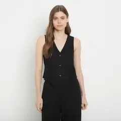 VERO MODA - Vest Botones Mujer