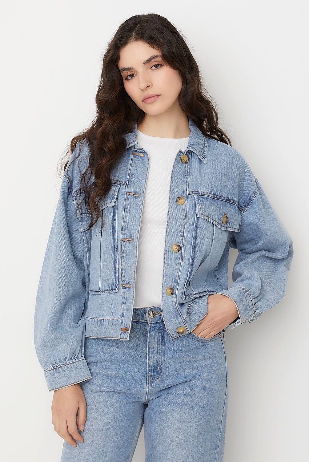 VERO MODA - Chaqueta 100% Algodón Mujer Vero Moda