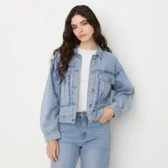VERO MODA - Chaqueta 100% Algodón Mujer