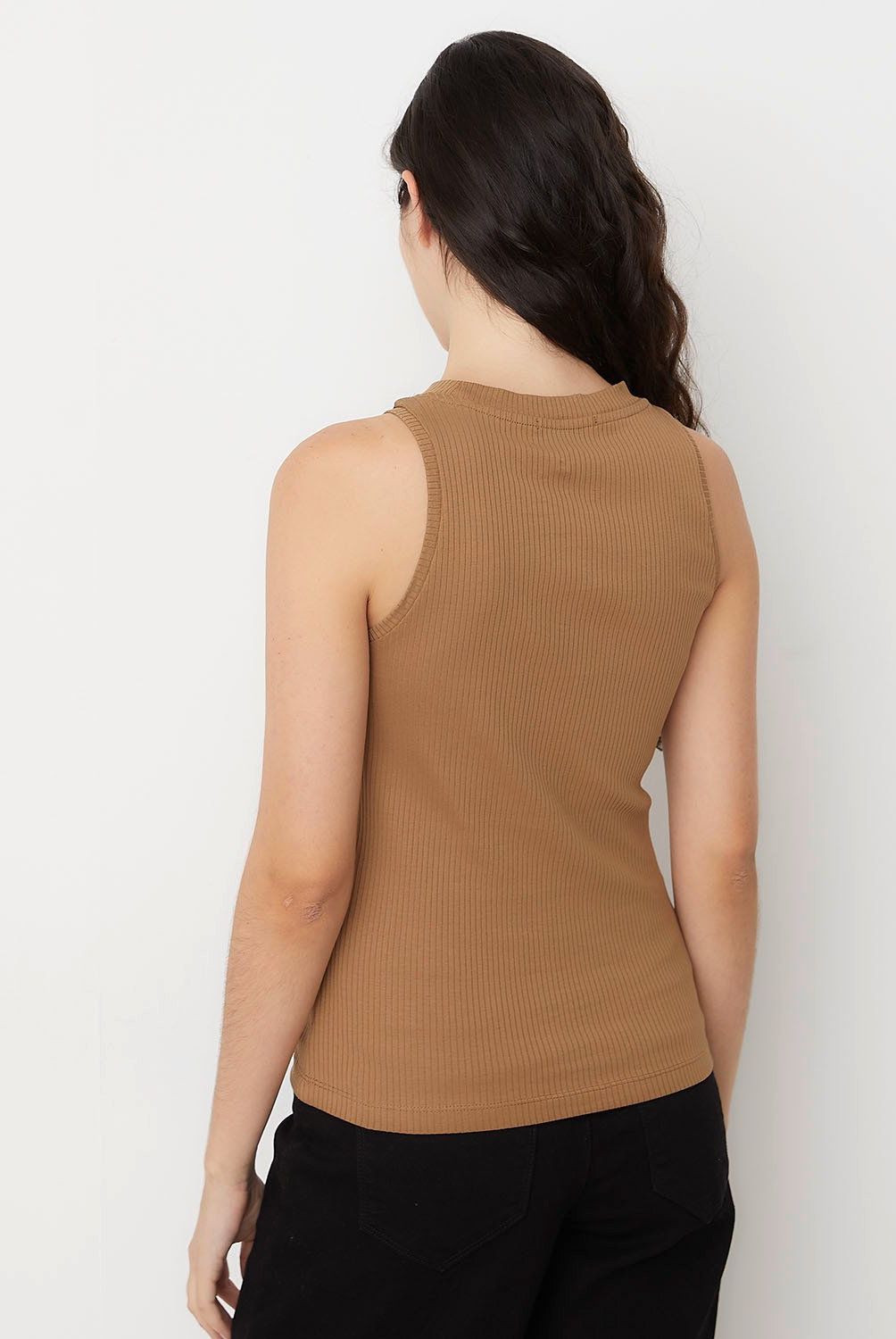 VERO MODA - Polera Lisa sin Mangas Algodón Mujer Vero Moda