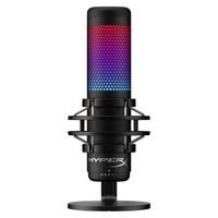Micrófono Gamer HyperX QuadCast S USB Iluminación RGB PC PS5 Tap-to-Mute Filtro Pop Interno