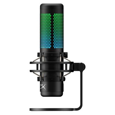 Imagen 2 del producto Micrófono Gamer HyperX QuadCast S USB Iluminación RGB PC PS5 Tap-to-Mute Filtro Pop Interno