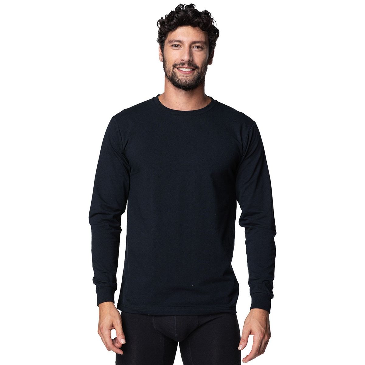 TOP - Pack de 2 Camisetas Manga Larga Hombre Top