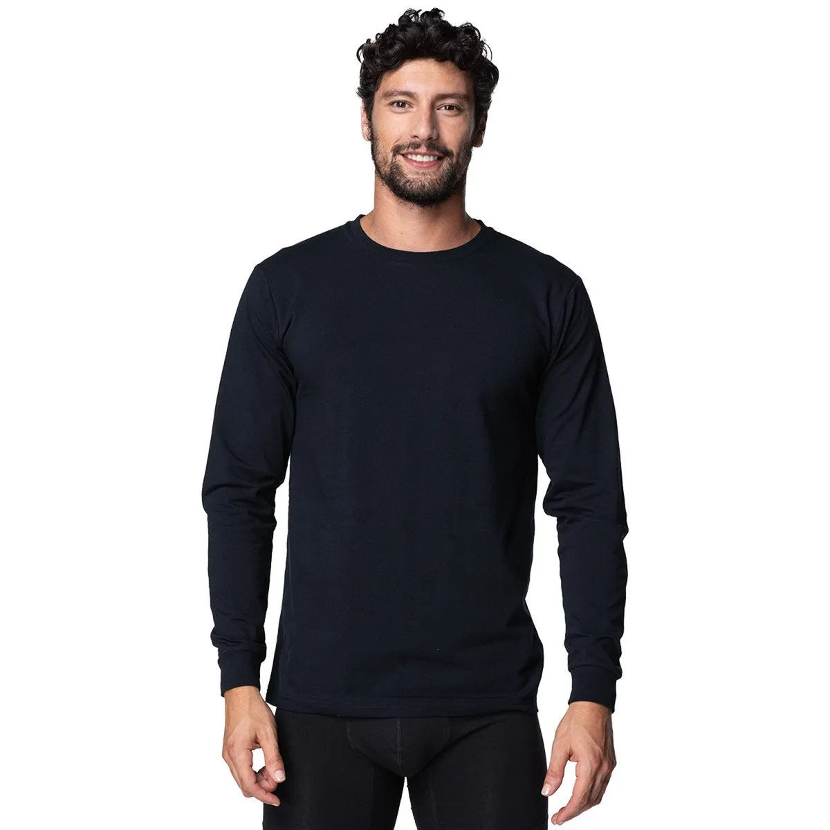 TOP - Pack de 2 Camisetas Manga Larga Hombre Top