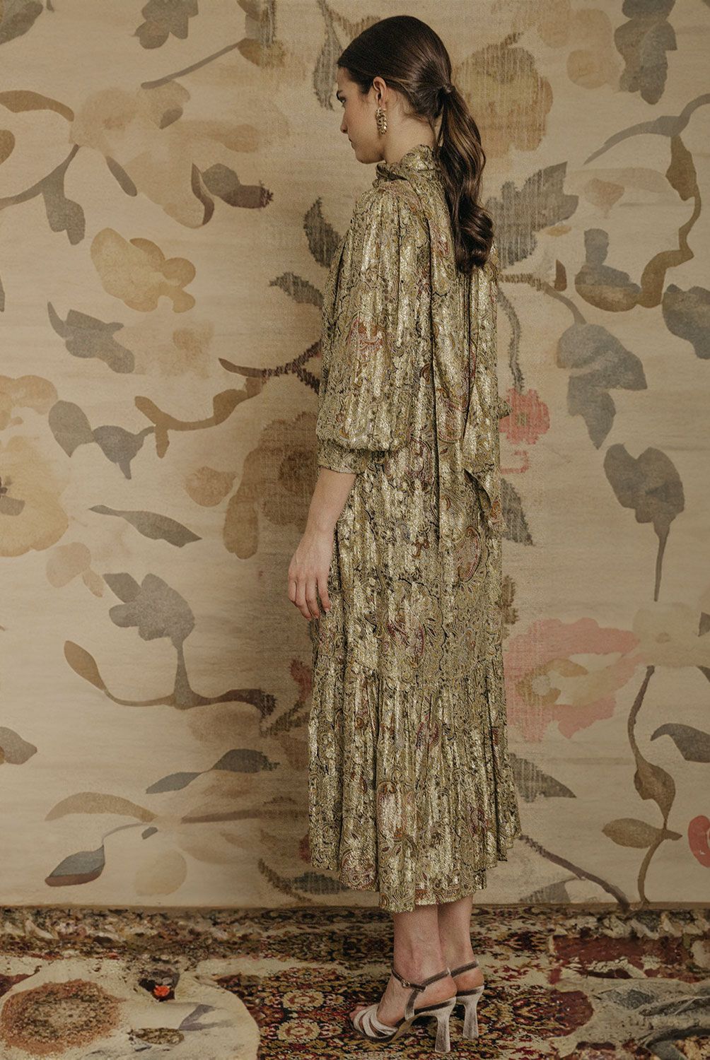 CHERUBINA - Vestido Largo Estampado Mujer Cherubina