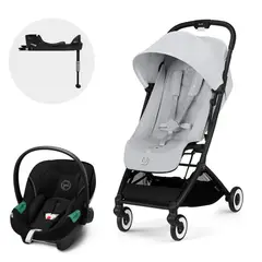 CYBEX - Coche Travel System Ts Orfeo Blk Fg + Aton S2 + Ba