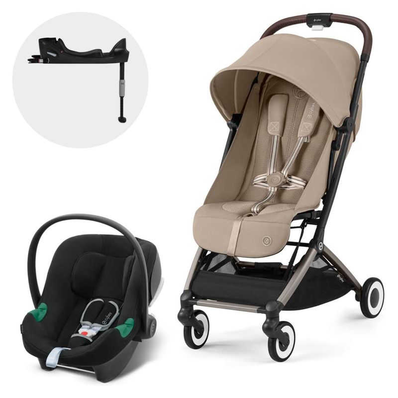 CYBEX - Coche travel system TS Orfeo TPE AB + Aton B2 + BA Cybex