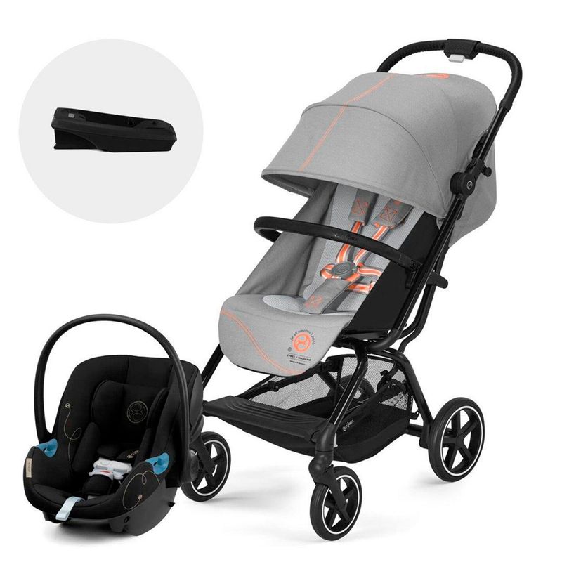 CYBEX - Coche travel system TS Eezy S+ v3 LG + Aton G + BA Cybex