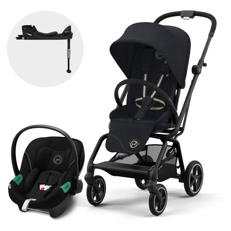 CYBEX Coche travel system TS Eezy S Twist+ BLK MGB+AT S2 Cybex