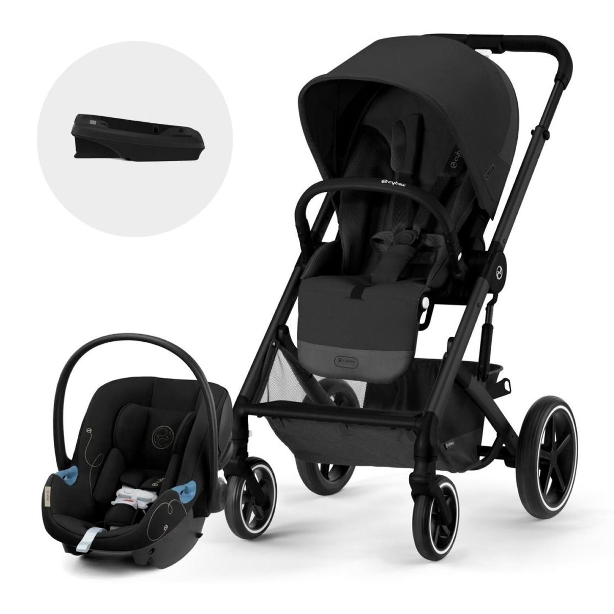 CYBEX - Coche Travel System Ts Balios S  Blk Mb + Aton G Cybex
