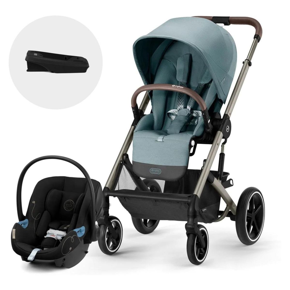 CYBEX - Coche travel system TS Balios S TPE Sky Blue+AtonG Cybex