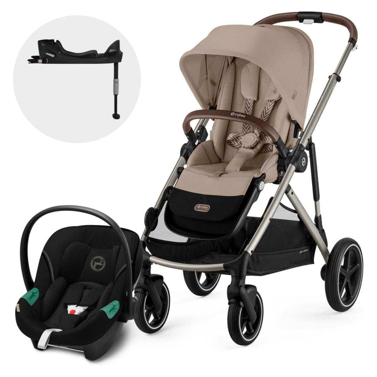 CYBEX - Coche Travel System Ts Gazelle S Tpe Ag + Aton S2 Cybex
