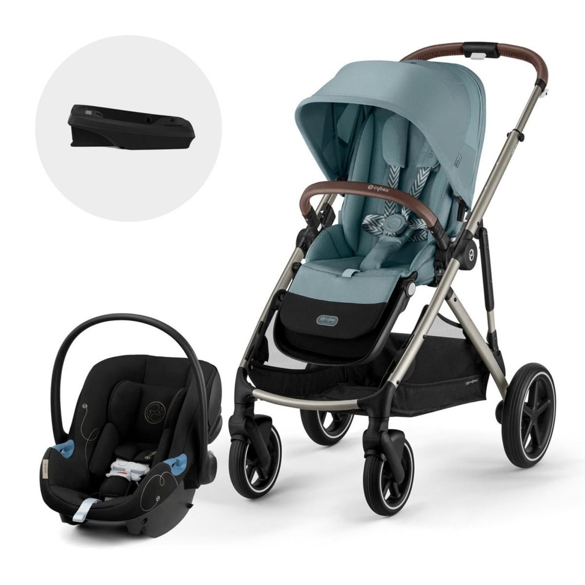 CYBEX - Coche travel system TS Gazelle S TPE SYB + Aton G Cybex