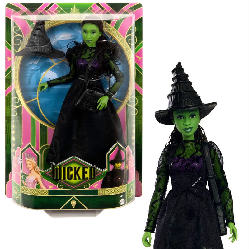 MATTEL - Wicked Muñeca Elphaba Para Niñas Mattel