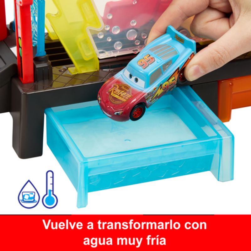 CARS - Color Changers Pista Autolavado Rayo Mcqueen Cars