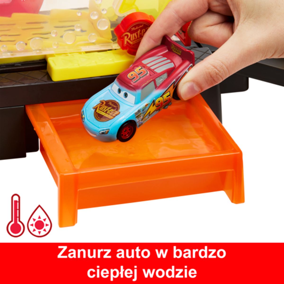 CARS - Auto Color Changers Pista Autolavado Rayo Mcqueen Cars