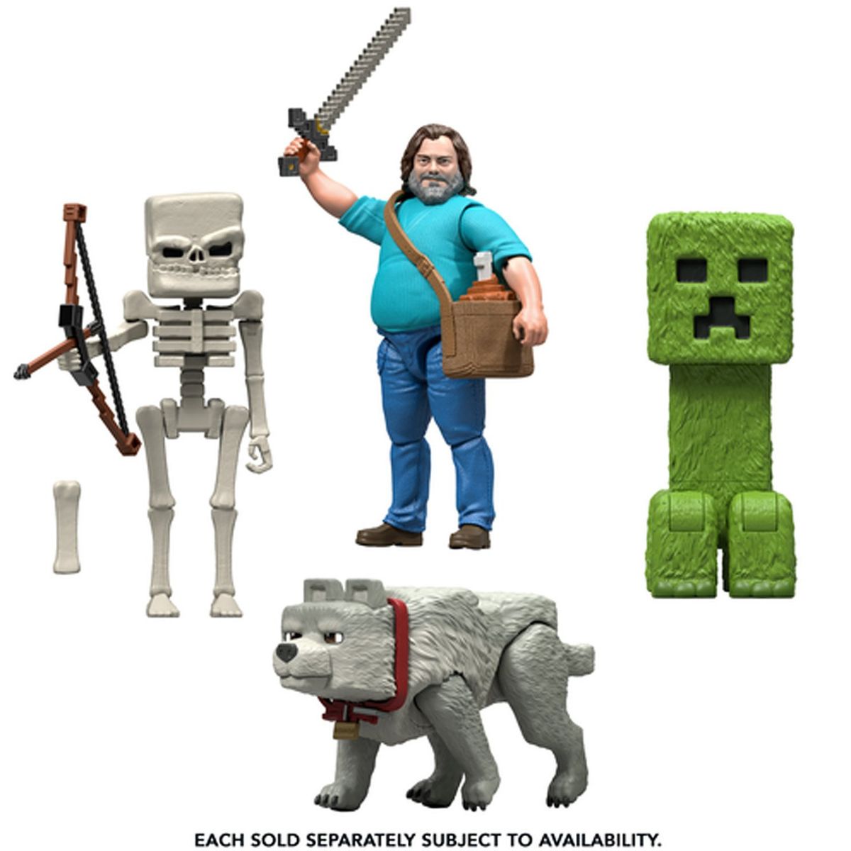 MINECRAFT - Minecraft La Película Figura De Acción De 4 Pulgadas