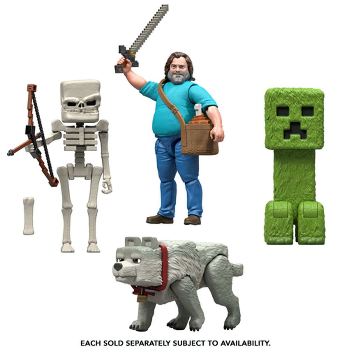 MINECRAFT - Minecraft La Película Figura De Acción De 4 Pulgadas
