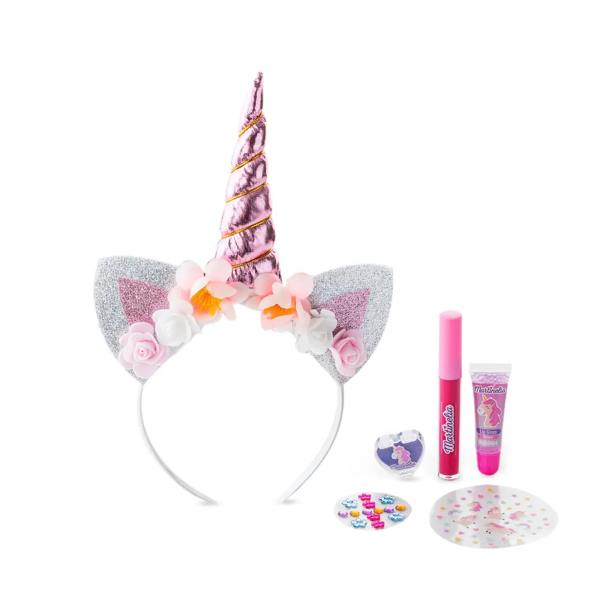 MARTINELIA - Cintillo de Unicornio y Decoraciones para Niñas Martinelia
