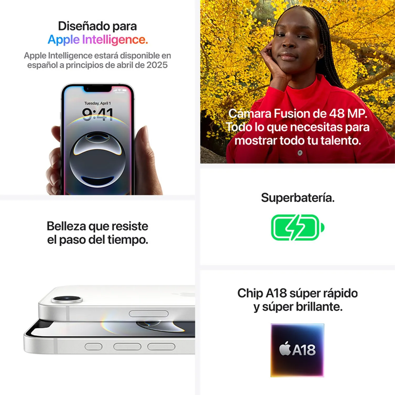 APPLE Apple iPhone 16e 128GB | Falabella Chile