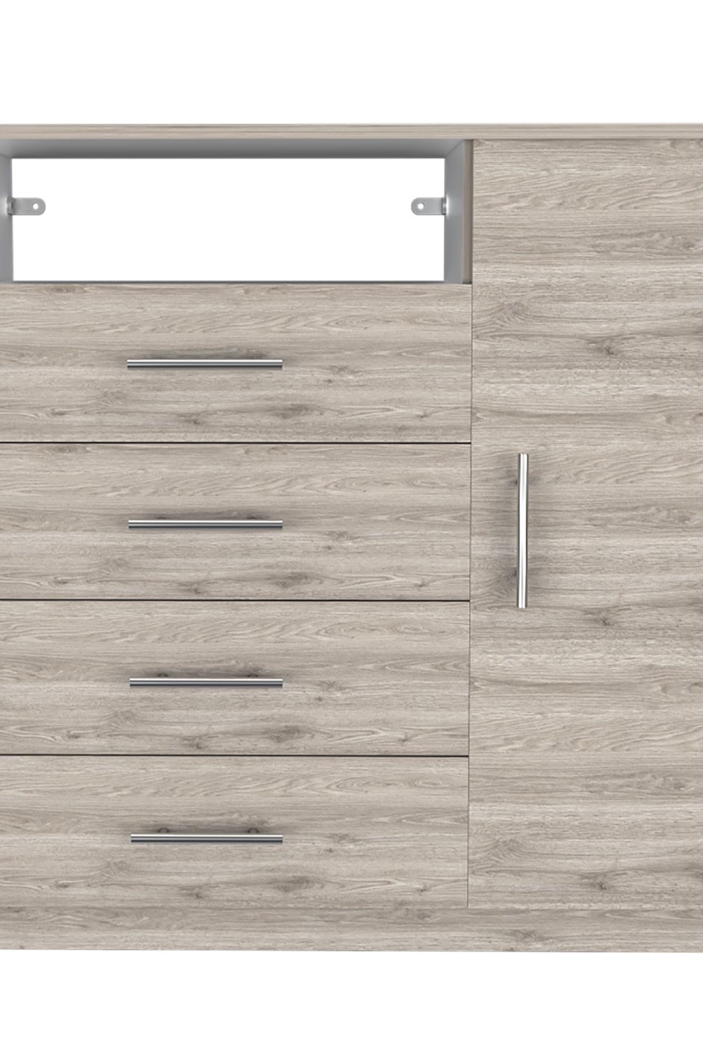 TUHOME - Cómoda Perú 4 Cajones 1 Puerta Bardolino Tuhome