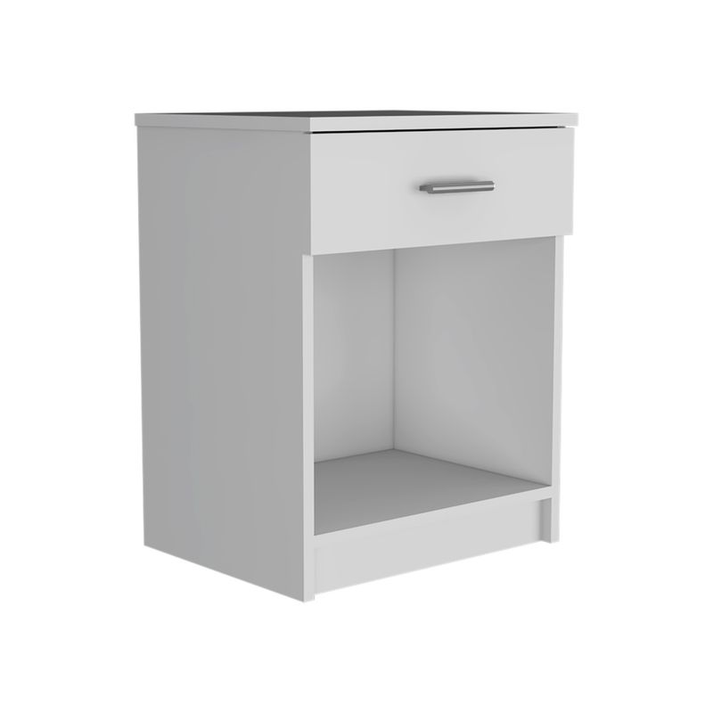 TUHOME - Velador Eco 1 Cajón Blanco Tuhome