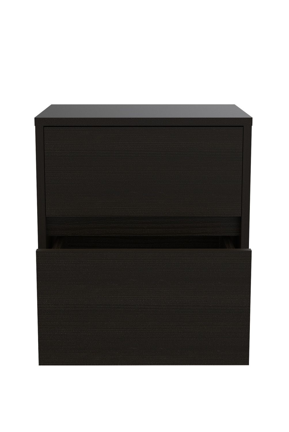 TUHOME - Velador Trivor 2 Cajones Wengue Tuhome