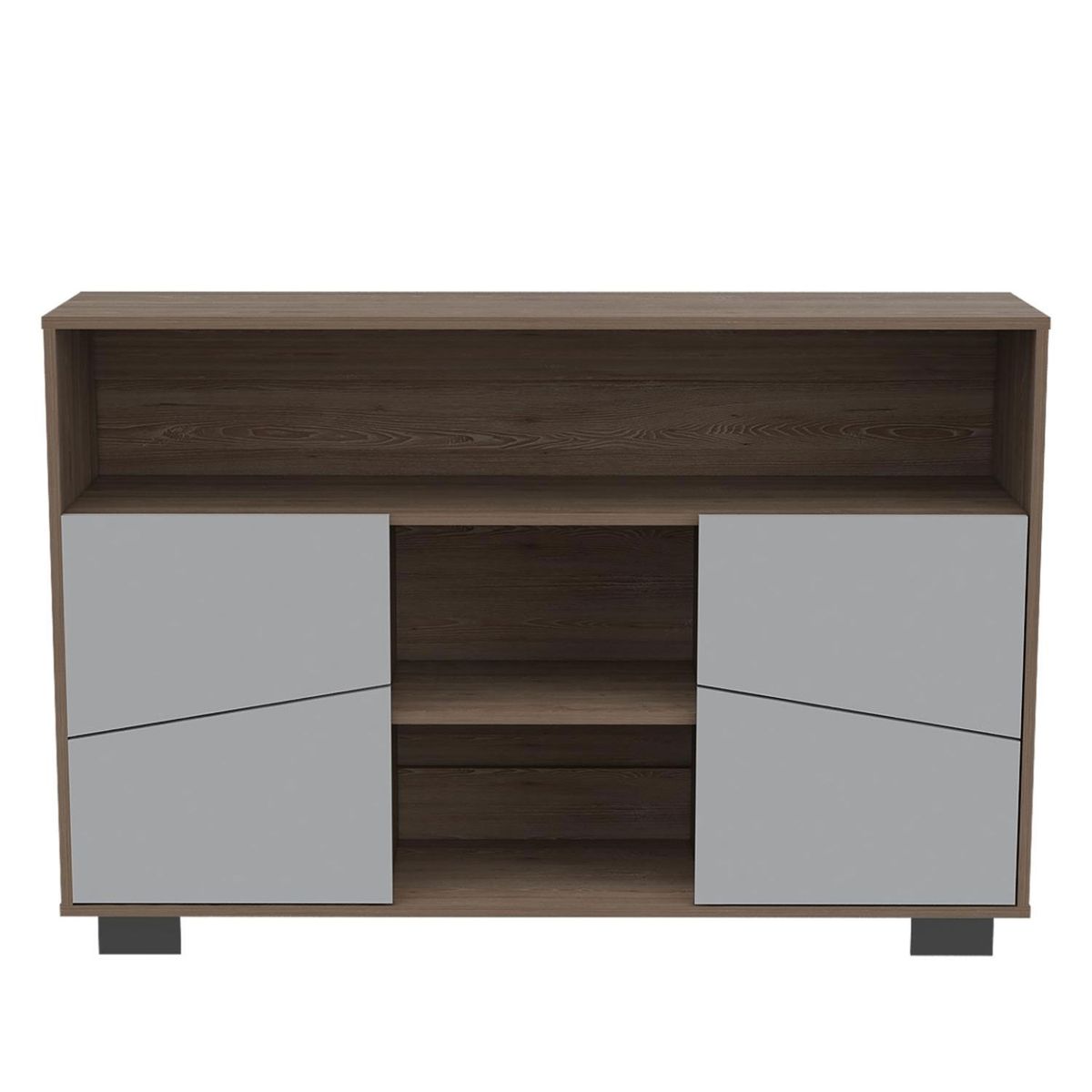 TUHOME - Arrimo Fraktal 4 Puertas Miel Y Blanco Tuhome