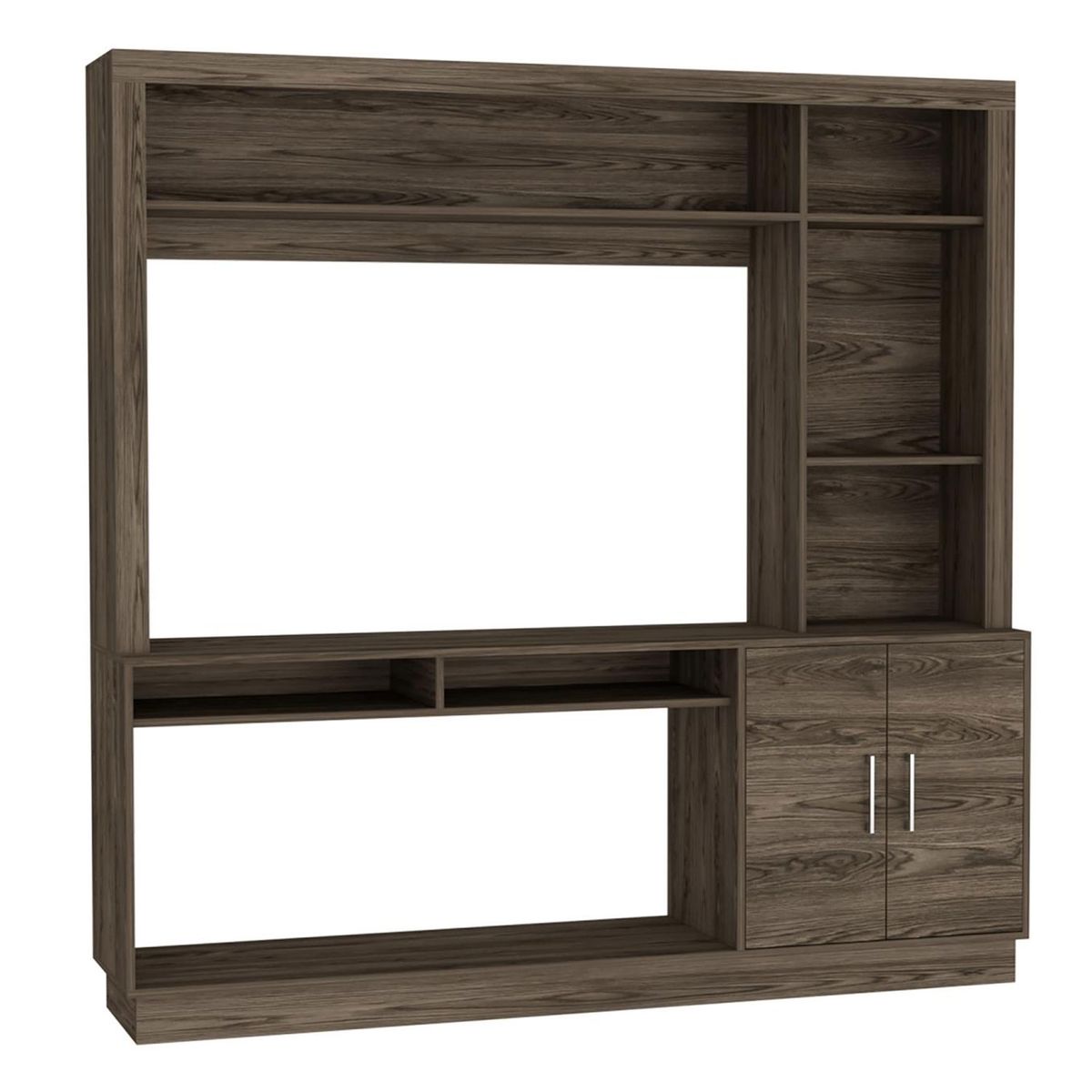 TUHOME - Estante Tv 55" Cantabria 2 Puertas Coñac Tuhome