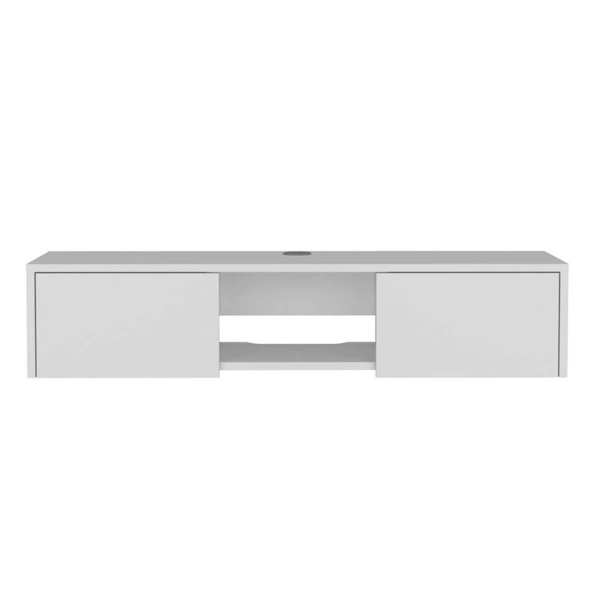 TUHOME - Panel Tv 49" Glen 2 Puertas  Blanco Tuhome