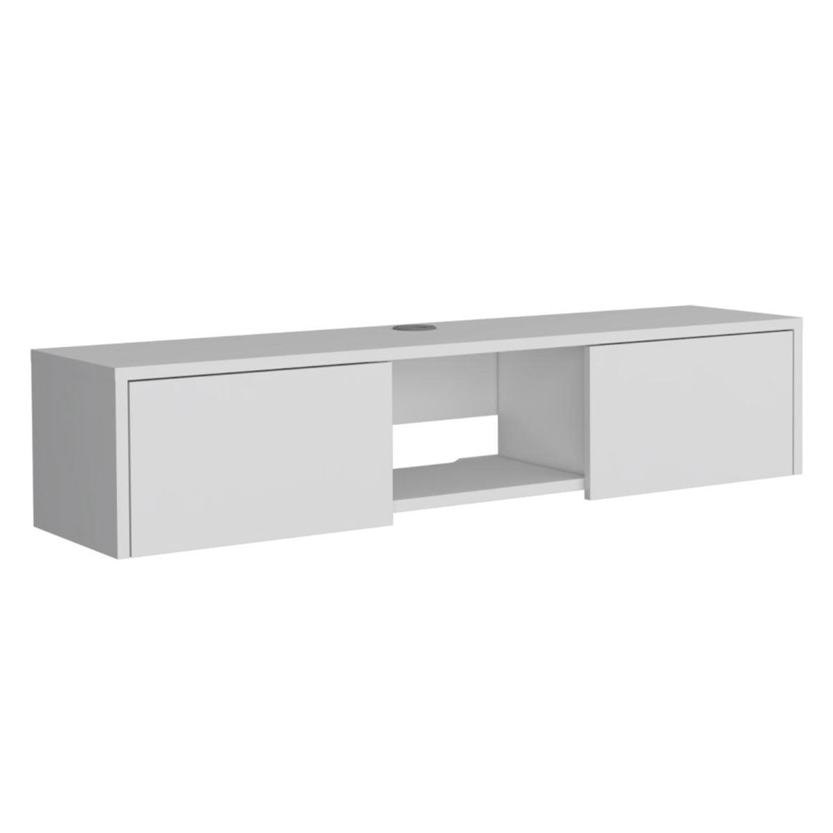 TUHOME - Panel Tv 49" Glen 2 Puertas  Blanco Tuhome
