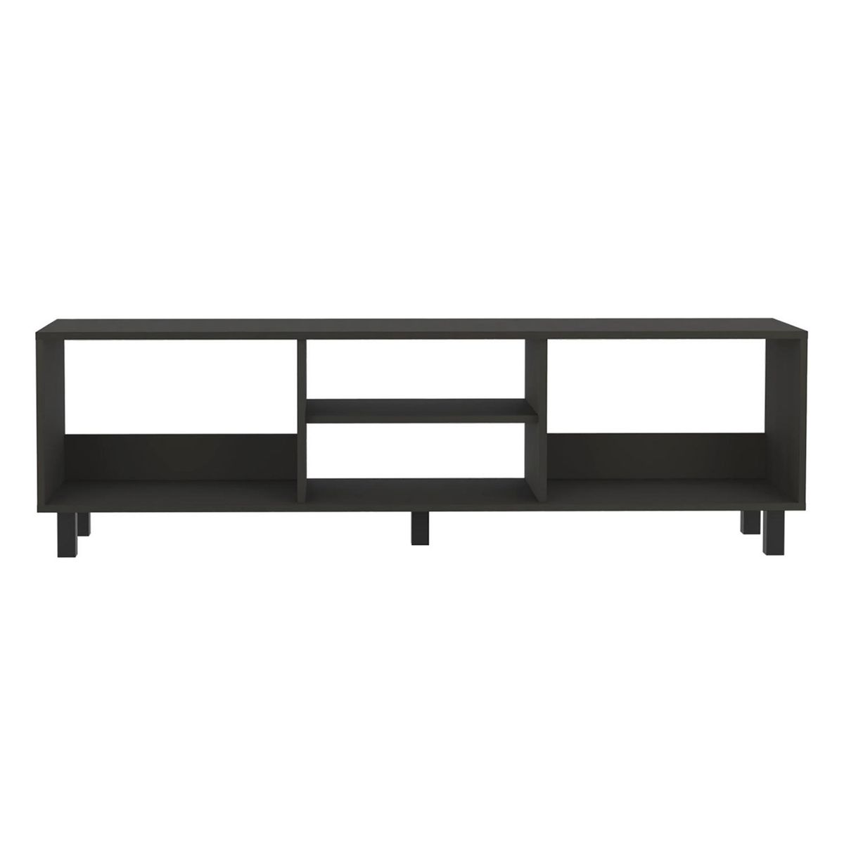 TUHOME - Rack Tv 70" 160X47,5X35 Cm Tunez Wengue Tuhome