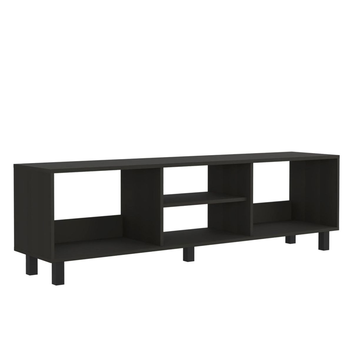 TUHOME - Rack Tv 70" 160X47,5X35 Cm Tunez Wengue Tuhome