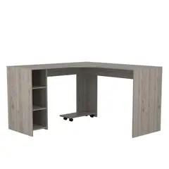 TUHOME - Escritorio En L + Modulo Torre Pc Baggio Bardolino