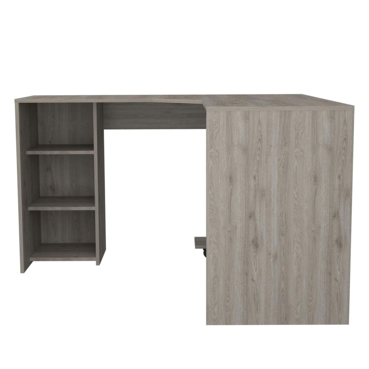 TUHOME - Escritorio En L + Modulo Torre Pc Baggio Bardolino Tuhome