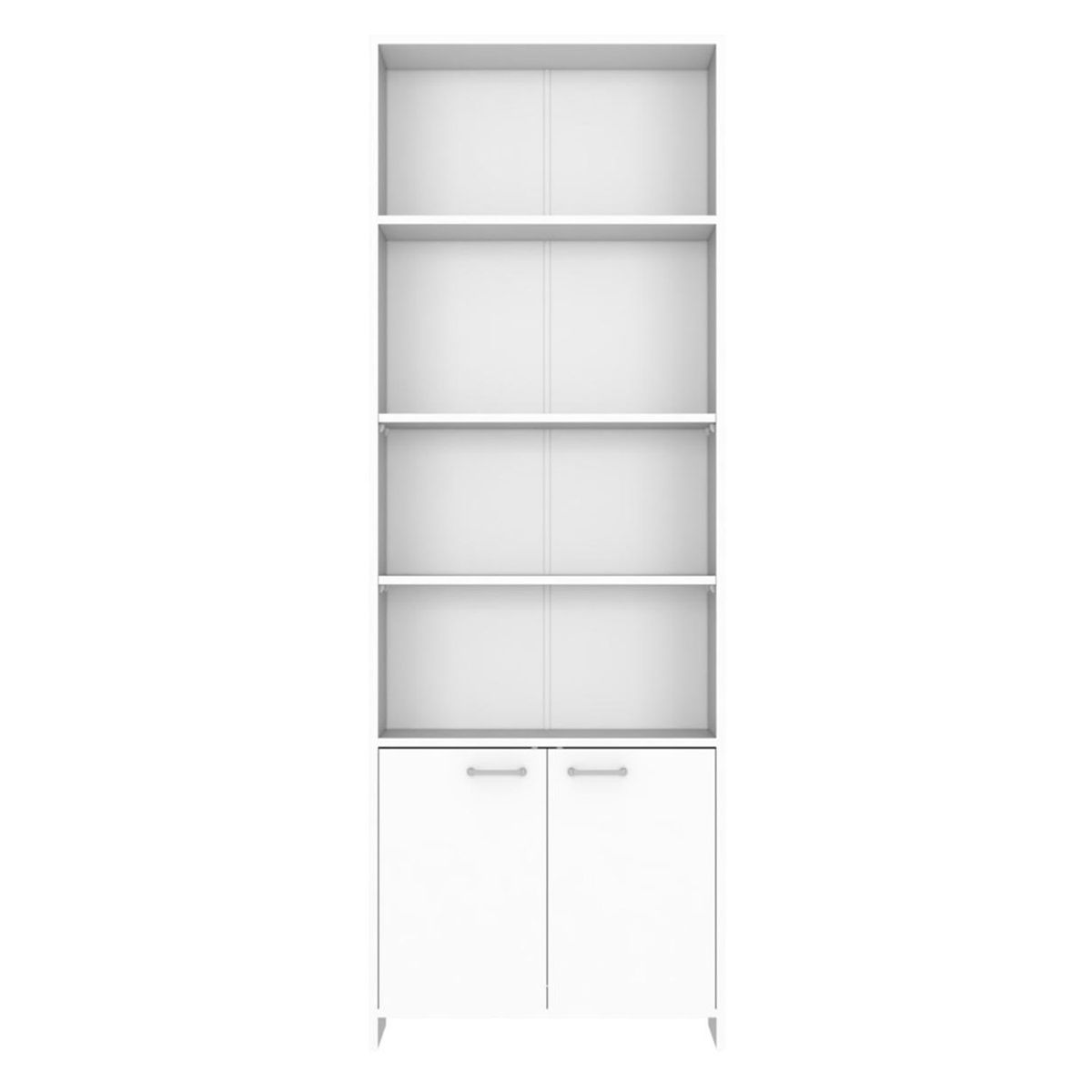 TUHOME - Biblioteca 5 Niveles 2 Puertas Eco Blanco Tuhome