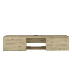 TUHOME - Panel Tv 49" Glen 2 Puertas Macadamia