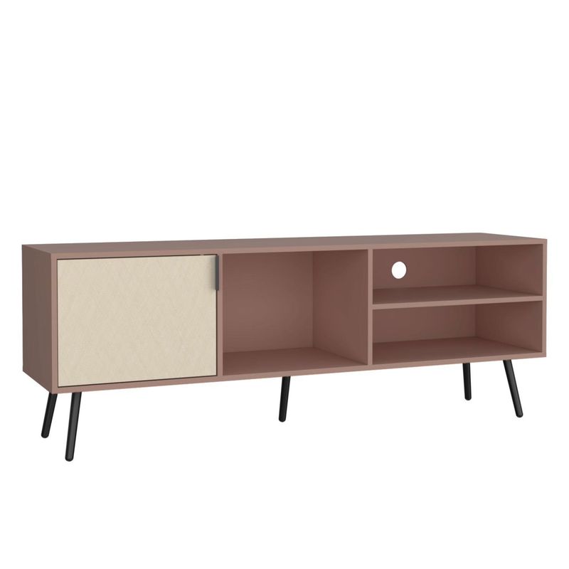 TUHOME - Rack Tv 65" Vulcan 1 Puerta Abatible Arupo Tuhome