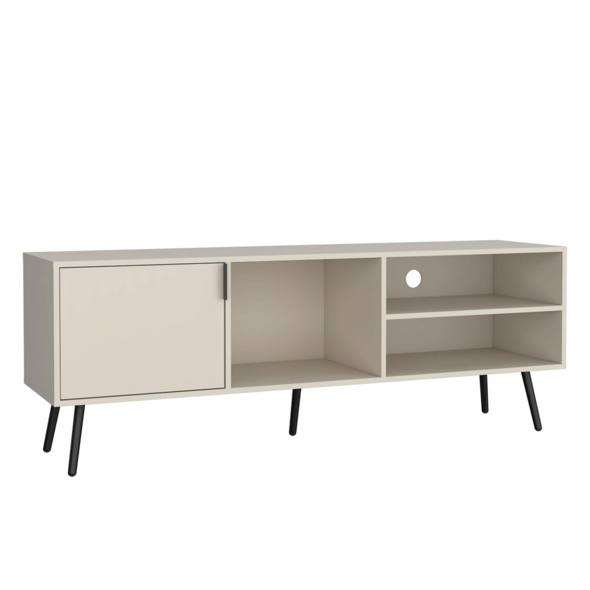 TUHOME - Rack Tv 65" Vulcan 1 Puerta Abatible Capri Tuhome