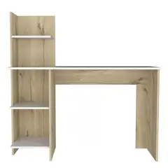 TUHOME - Escritorio Con Biblioteca Vilna Duna Y Blanco