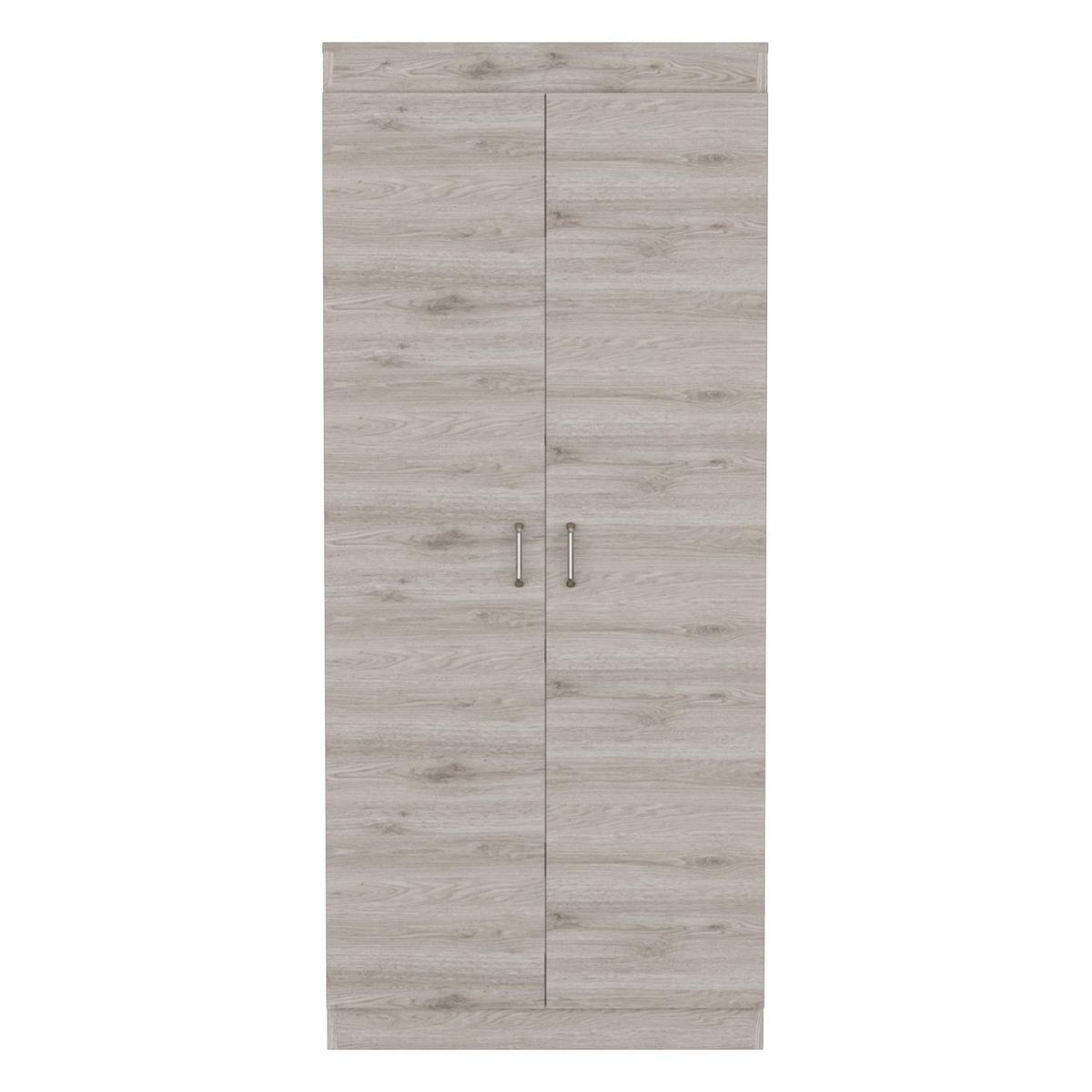 TUHOME - Despensa De Cocina Varese 2 Puertas Ceniza Y Blanco Tuhome