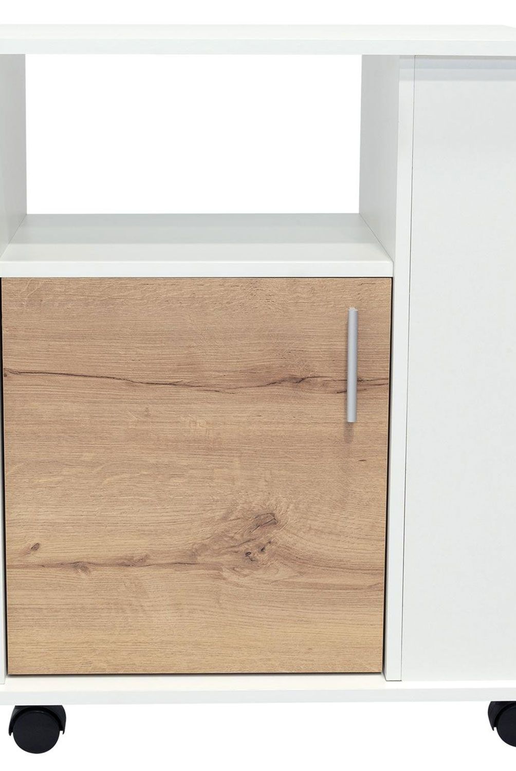 TUHOME - Mueble De Microondas Bajo Kit 1 Puerta Blanco Tuhome