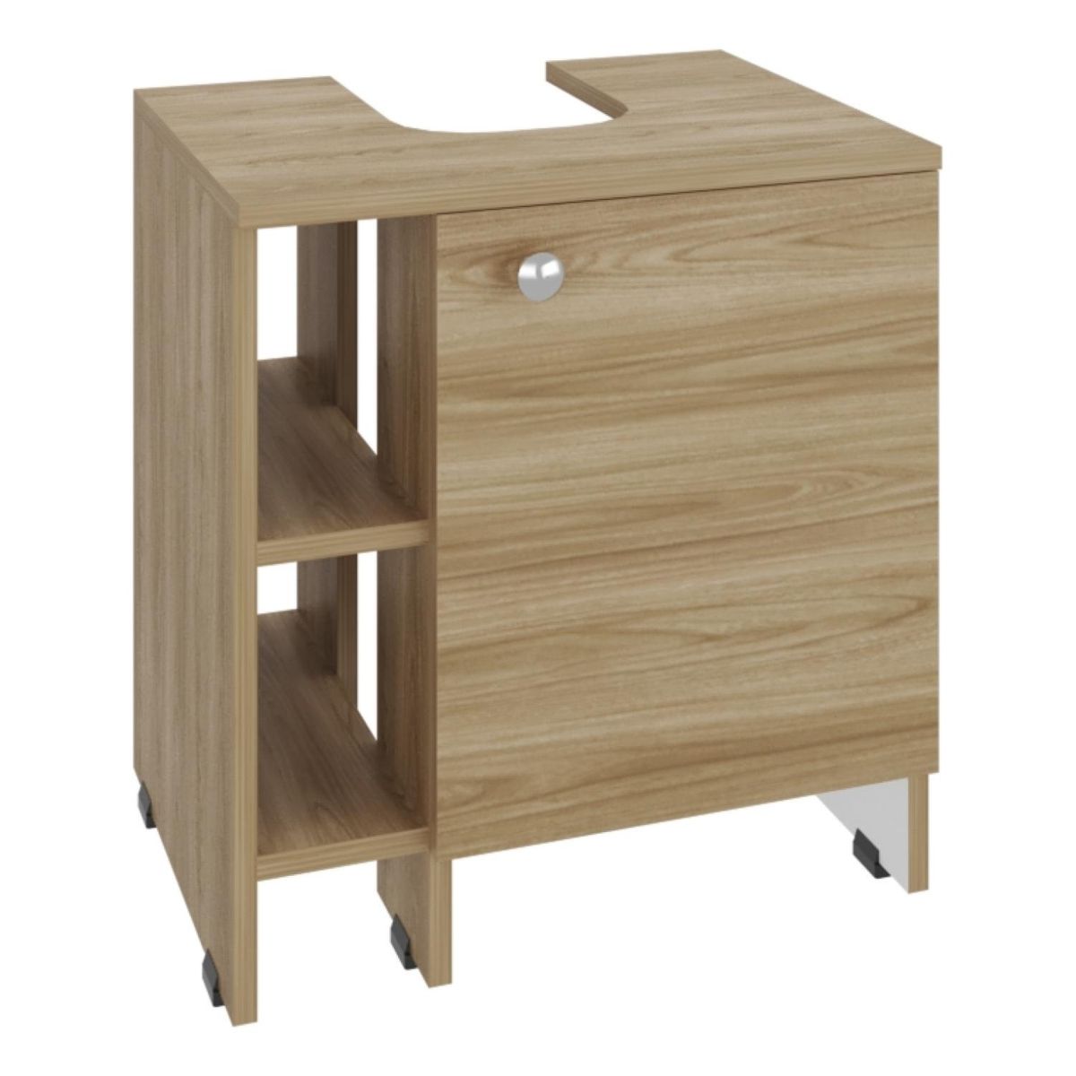 TUHOME - Mueble Basic Para Lavamanos 1 Puerta - Fresno Europeo Tuhome