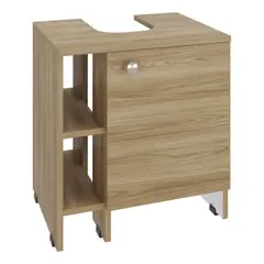 TUHOME - Mueble Basic Para Lavamanos 1 Puerta - Fresno Europeo