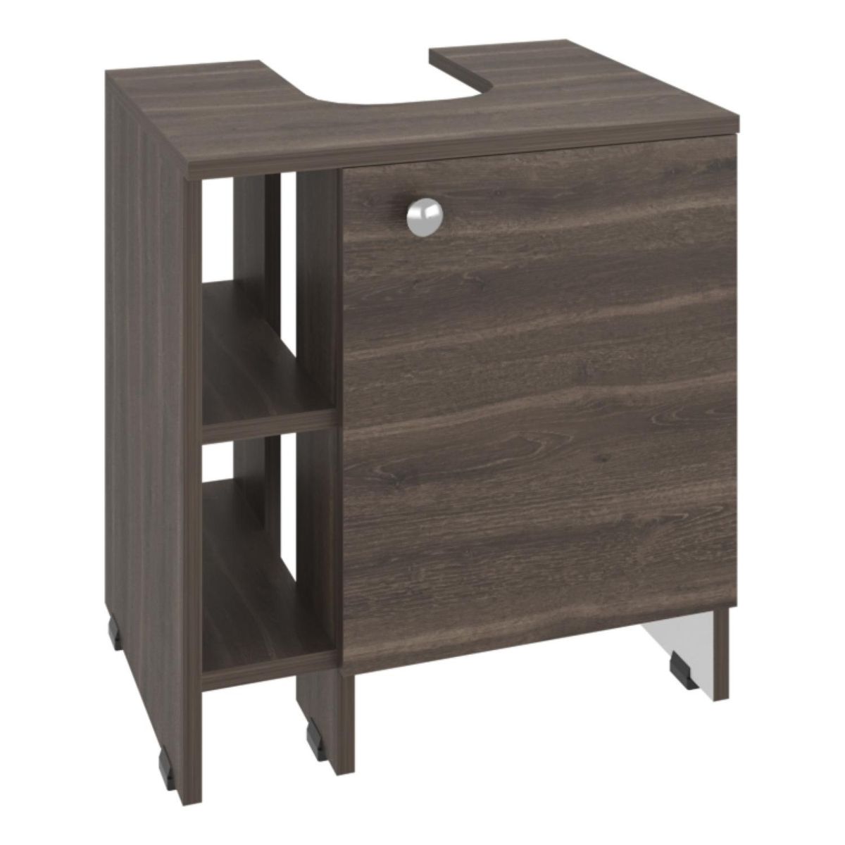 TUHOME - Mueble Basic Para Lavamanos 1 Puerta Milan Y Blanco Tuhome