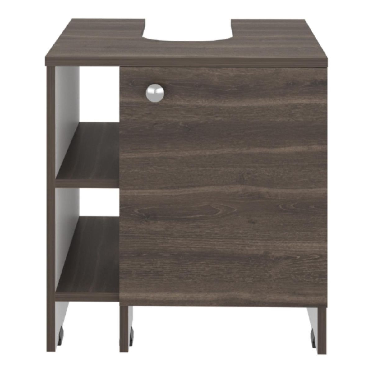 TUHOME - Mueble Basic Para Lavamanos 1 Puerta Milan Y Blanco Tuhome